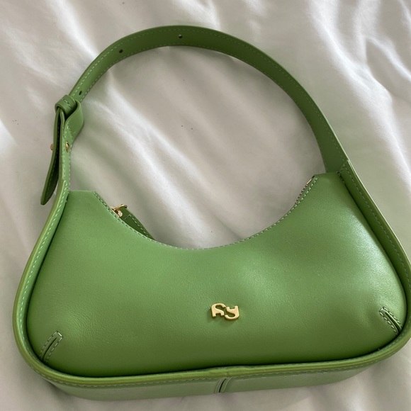 SOLD Yuzefi Mini green shoulder bag - Picture 1 of 4